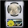 Image 3 : NGC 1922-p Peace Dollar $1 Graded ms64 By NGC