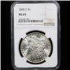 Image 2 : NGC 1888-o Morgan Dollar $1 Graded ms63 By NGC