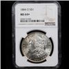 Image 2 : 1884-o Morgan Dollar $1 Graded ms64+ By NGC