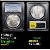Image 1 : PCGS 1896-p Morgan Dollar $1 Graded ms63 By PCGS