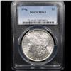 Image 2 : PCGS 1896-p Morgan Dollar $1 Graded ms63 By PCGS