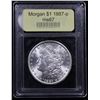 Image 4 : ***Auction Highlight*** 1887-p Morgan Dollar $1 Graded GEM++ Unc By USCG (fc)