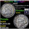 Image 1 : ***Auction Highlight*** 1832 Capped Bust Half Dime 1/2 10c Graded Select Unc By USCG (fc)