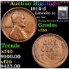***Auction Highlight*** 1914-d Lincoln Cent 1c Graded vf++ By USCG (fc)