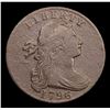 Image 2 : ***Auction Highlight*** 1796 Rev '95 Draped Bust Large Cent 1c Graded xf By USCG (fc)