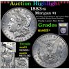 Image 1 : ***Auction Highlight*** 1883-s Morgan Dollar $1 Graded Select Unc By USCG (fc)
