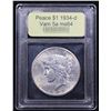 Image 4 : ***Auction Highlight*** 1934-d Vam 5a Peace Dollar $1 Graded Choice Unc By USCG (fc)