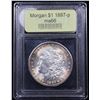 Image 4 : ***Auction Highlight*** 1887-p Morgan Dollar $1 Graded GEM+ Unc By USCG (fc)