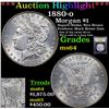 Image 1 : ***Auction Highlight*** 1880-o Morgan Dollar $1 Graded Choice Unc By USCG (fc)