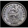 Image 2 : ***Auction Highlight*** 1844/1844-p FS-301 RPD Seated Liberty Half Dime 1/2 10c Graded Select+ Unc B