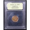Image 4 : ***Auction Highlight*** 1907 Indian Cent 1c Graded GEM+ Unc BN By USCG (fc)
