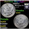 Image 1 : ***Auction Highlight*** 1884-s Morgan Dollar $1 Graded Select Unc By USCG (fc)