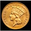 Image 2 : ***Auction Highlight*** 1878 Three Dollar Gold .$3 Graded GEM+ Unc By USCG (fc)