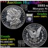 ***Auction Highlight*** 1881-s Morgan Dollar $1 Graded GEM+ DMPL By USCG (fc)