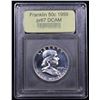 Image 4 : ***Auction Highlight*** 1959 Franklin Half Dollar 50c Graded GEM++ Proof Deep Cameo By USCG (fc)