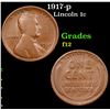 Image 1 : 1917-p Lincoln Cent 1c Grades f, fine