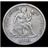 Image 2 : 1878-p Seated Liberty Dime 10c Grades vf details