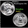 Image 1 : 1944-s Washington Quarter 25c Grades Select+ Unc