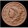 Image 2 : 1837 Head of 38 Coronet Head Large Cent 1c Grades f details