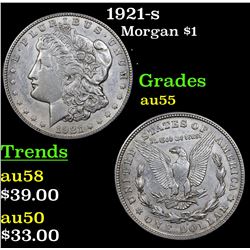 1921-s Morgan Dollar $1 Grades Choice AU