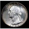 Image 2 : 1941-p Washington Quarter 25c Grades Choice+ Unc