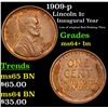 Image 1 : 1909-p Lincoln Cent 1c Grades Choice+ Unc BN