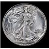 Image 2 : 1945-p Walking Liberty Half Dollar 50c Grades Select+ Unc