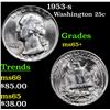 Image 1 : 1953-s Washington Quarter 25c Grades GEM+ Unc