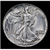Image 2 : 1941-p Walking Liberty Half Dollar 50c Grades Select+ Unc