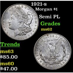 1921-s Morgan Dollar $1 Grades Select Unc