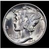 Image 2 : 1940-s Mercury Dime 10c Grades GEM++ Unc