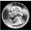 Image 2 : 1943-d Washington Quarter 25c Grades GEM+ Unc