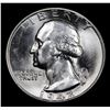 Image 2 : 1942-p Washington Quarter 25c Grades GEM+ Unc