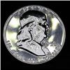 Image 6 : 1956 Type 2 Franklin Half Dollar 50c Grades GEM+ Proof