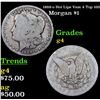 1888-o Hot Lips Vam 4 Top 100 Morgan Dollar $1 Grades g, good