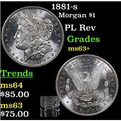 1881-s Morgan Dollar $1 Grades Select+ Unc
