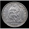 Image 2 : 1859-p Seated Liberty Half Dime 1/2 10c Grades xf