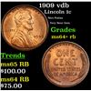 Image 1 : 1909 vdb Lincoln Cent 1c Grades Choice+ Unc RB