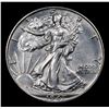 Image 2 : 1947-p Walking Liberty Half Dollar 50c Grades Choice+ Unc