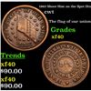 1863 Shoot Him on the Spot Dix Civil War Token 1c Grades xf
