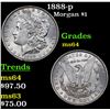 Image 1 : 1888-p Morgan Dollar $1 Grades Choice Unc