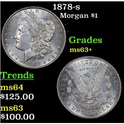 1878-s Morgan Dollar $1 Grades Select+ Unc
