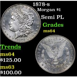 1878-s Morgan Dollar $1 Grades Choice Unc