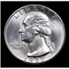 Image 2 : 1937-d Washington Quarter 25c Grades Choice+ Unc