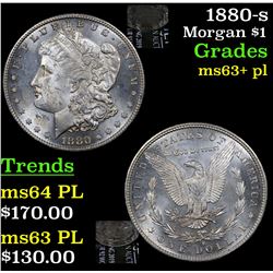 1880-s Morgan Dollar $1 Grades Select Unc+ PL