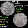 Image 1 : 1897-p Morgan Dollar $1 Grades Choice+ Unc