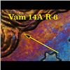 Image 4 : 1887-p Rainbow Toned Vam 14a Morgan Dollar $1 Grades Select+ Unc