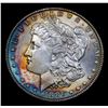 Image 2 : 1886-p Rainbow Toned Morgan Dollar $1 Grades Choice Unc