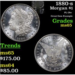 1880-s Morgan Dollar $1 Grades GEM Unc