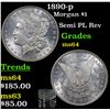 Image 1 : 1890-p Morgan Dollar $1 Grades Choice Unc
